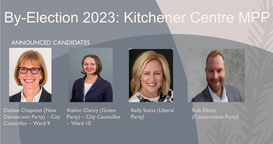 Here is a look at all the candidates for the Kitchener Centre MPP by-election!